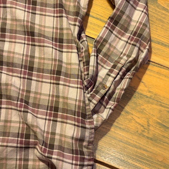 LL Bean scotch plaid flannel tunic - Picture 13 of 13